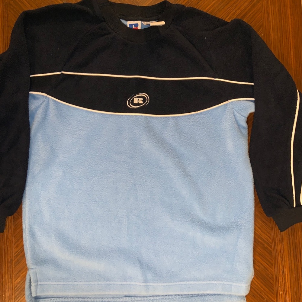 vintage russell fleece crew neck